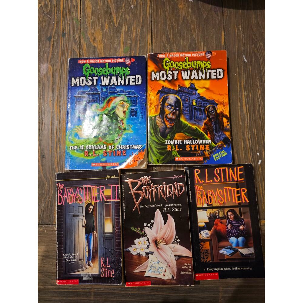 Lot of R.L Stine Books